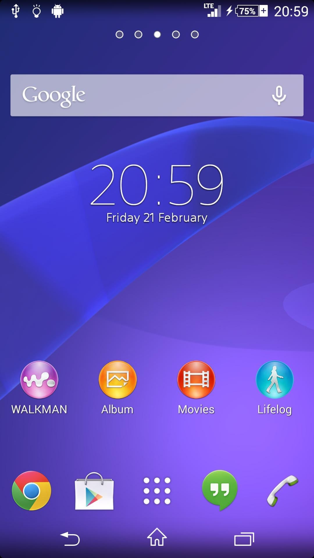 Sony Xperia Sirius UI