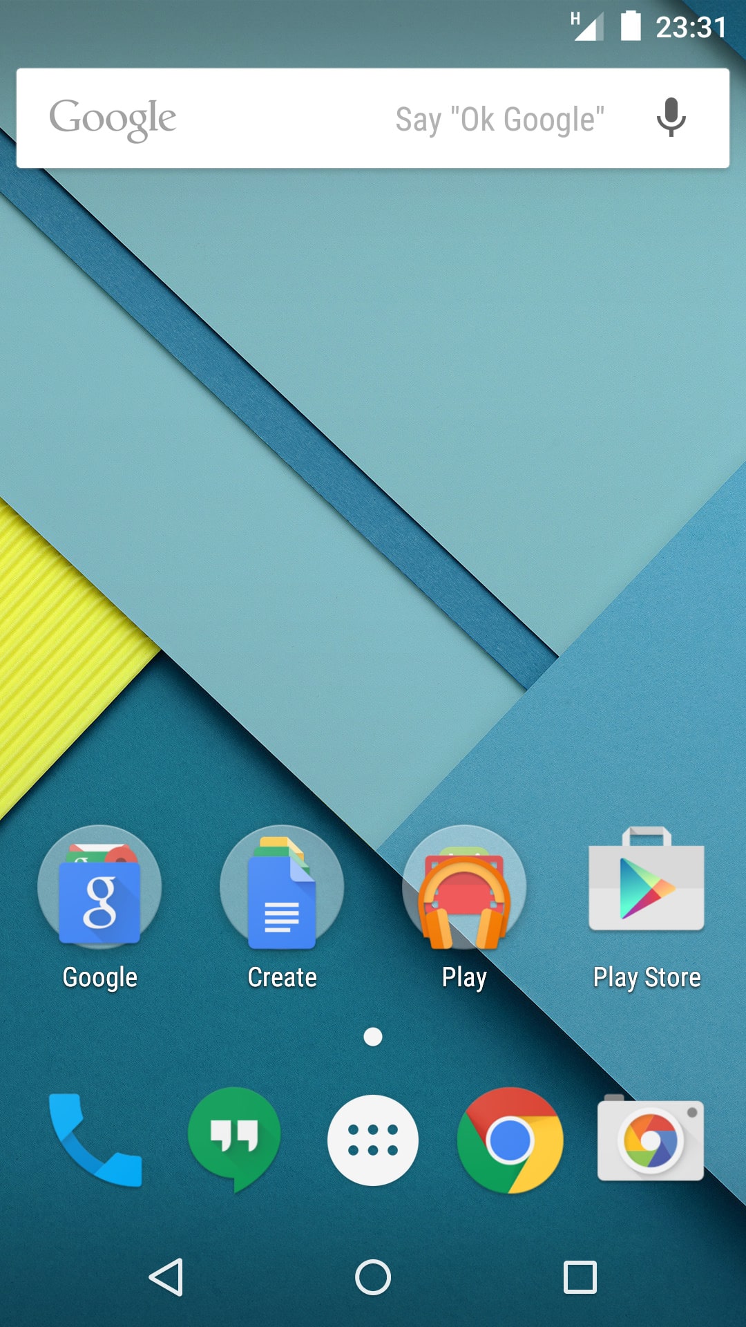 Android Lollipop - Stock Interface