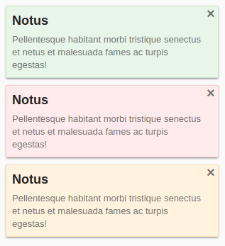 Notus - Web Popup Notifications